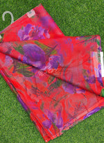 Load image into Gallery viewer, Latest Light Weight Garden Vareli Super Nara Chiffon Saree