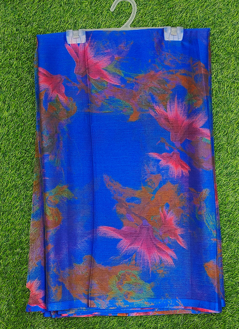 Garden Vareli Super Nara Chiffon Saree without Blouse