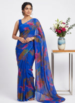 Load image into Gallery viewer, Garden Vareli Super Nara Chiffon Saree without Blouse