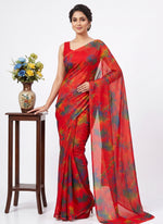 Load image into Gallery viewer, Garden Vareli Super Nara Chiffon Saree without Blouse