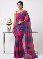 Load image into Gallery viewer, Garden Vareli Super Nara Chiffon Saree without Blouse