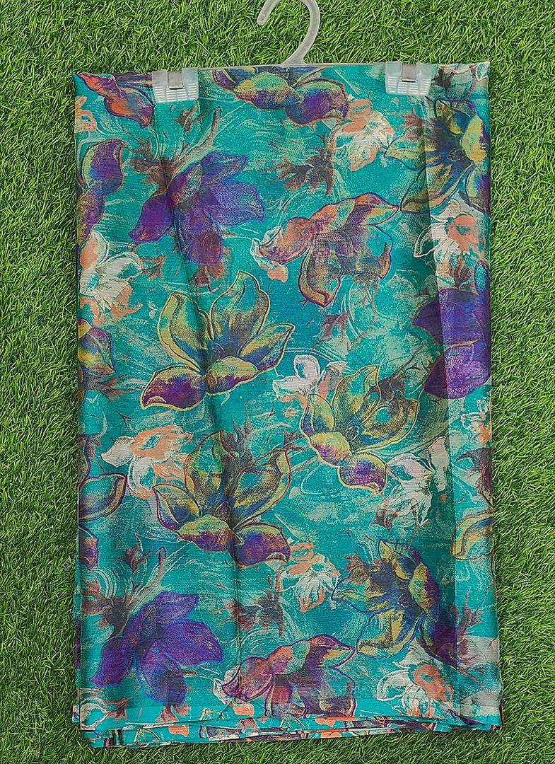 Latest Garden Vareli Super Nara Chiffon Saree without Blouse