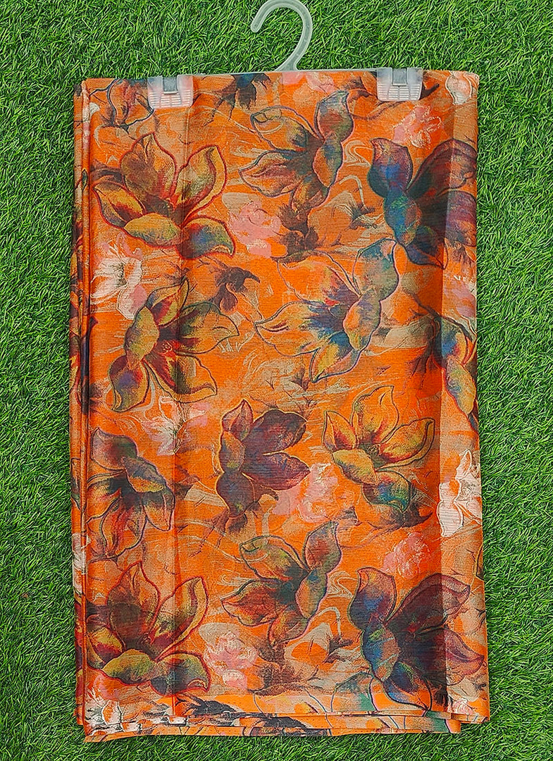 Latest Garden Vareli Super Nara Chiffon Saree without Blouse