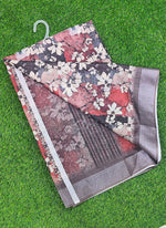 Load image into Gallery viewer, Beautiful Digital Print Linen Saree with Border
