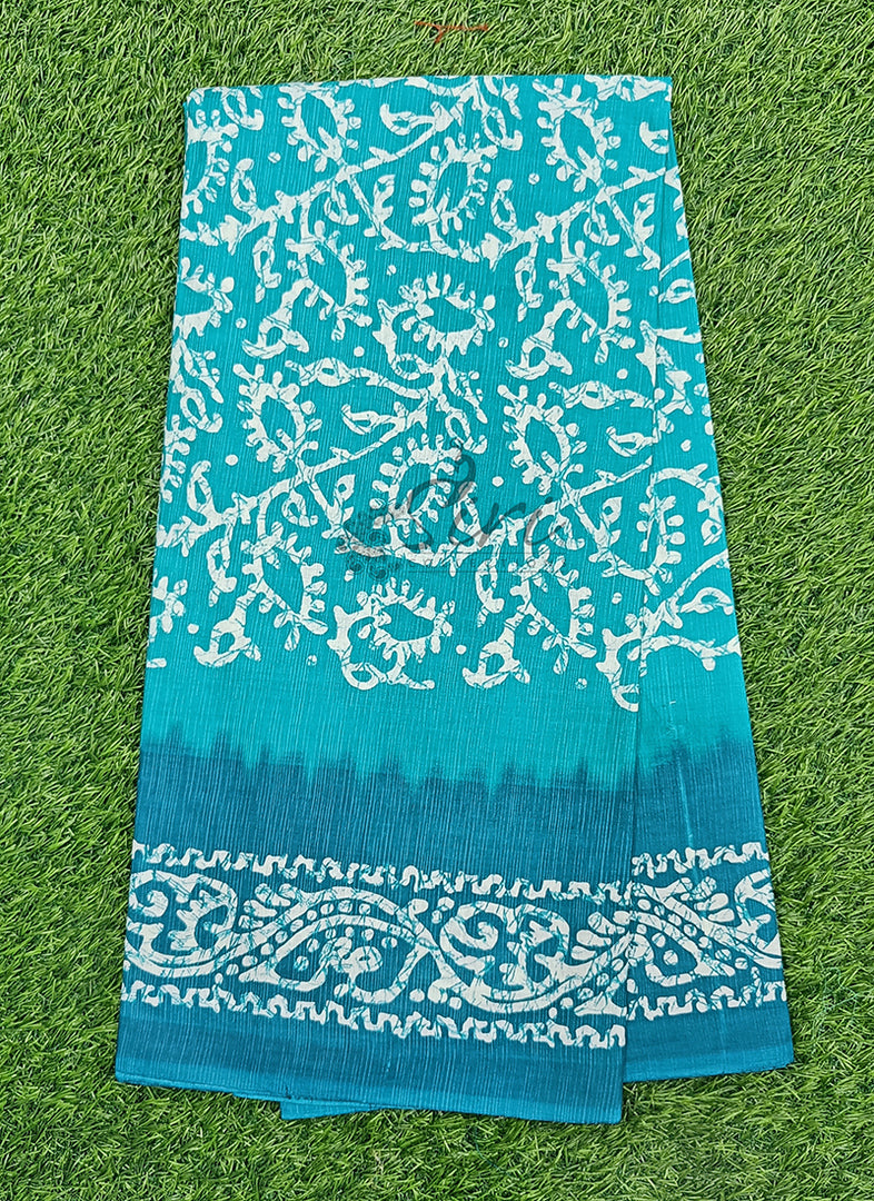 Beautiful Batik Print Pure Cotton Saree