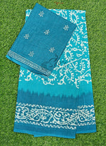 Load image into Gallery viewer, Beautiful Batik Print Pure Cotton Saree
