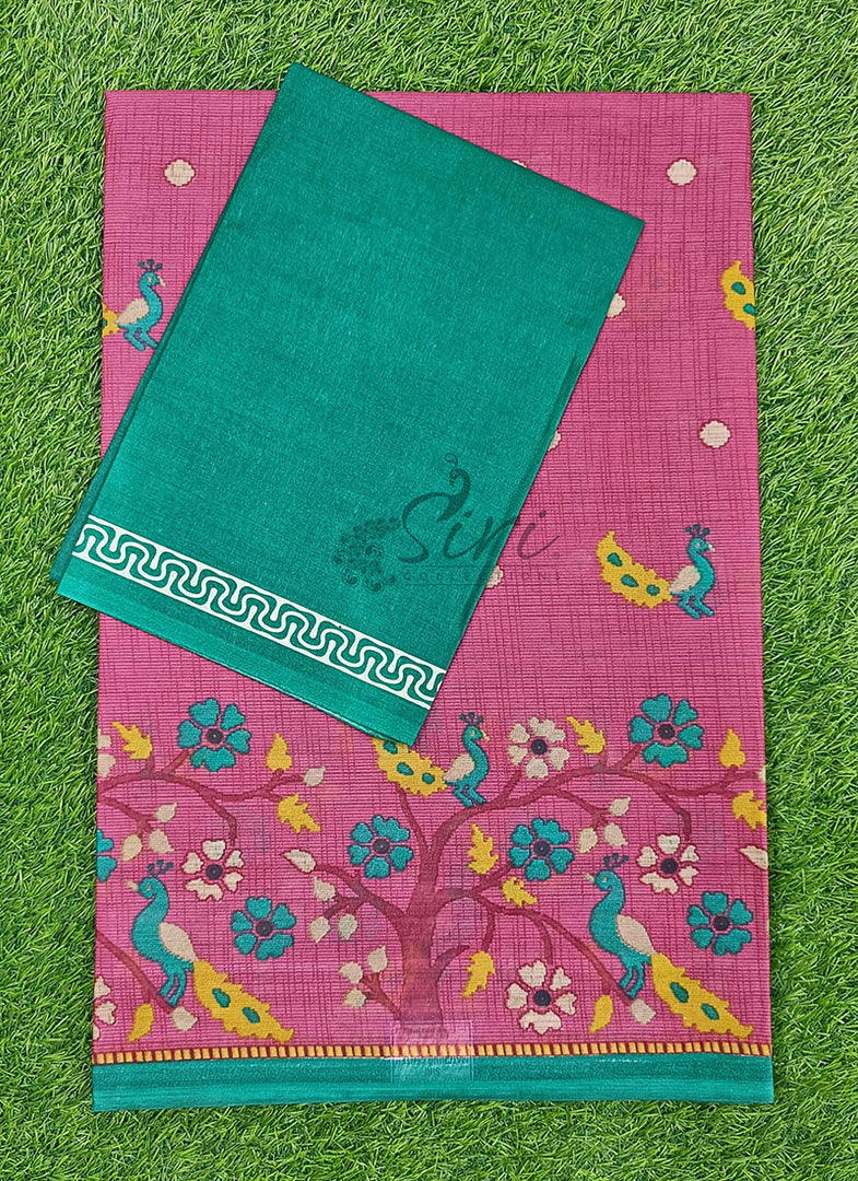 Beautiful Printed Pure Cotton Saree