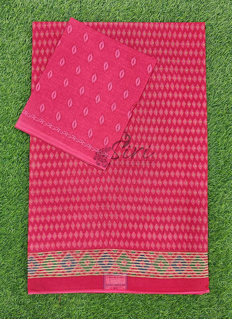 Simple Printed Pure Cotton Saree