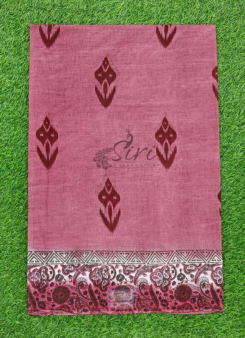 Latest Printed Pure Cotton Saree