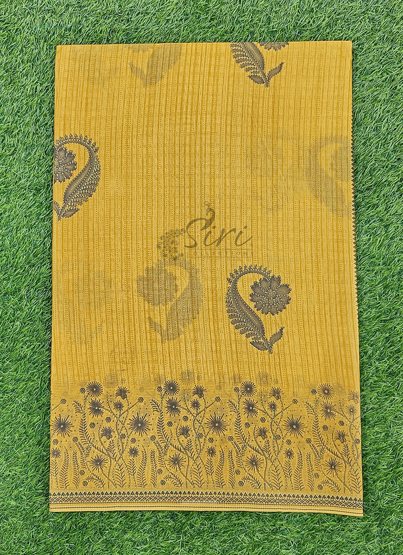 Latest Printed Pure Cotton Saree