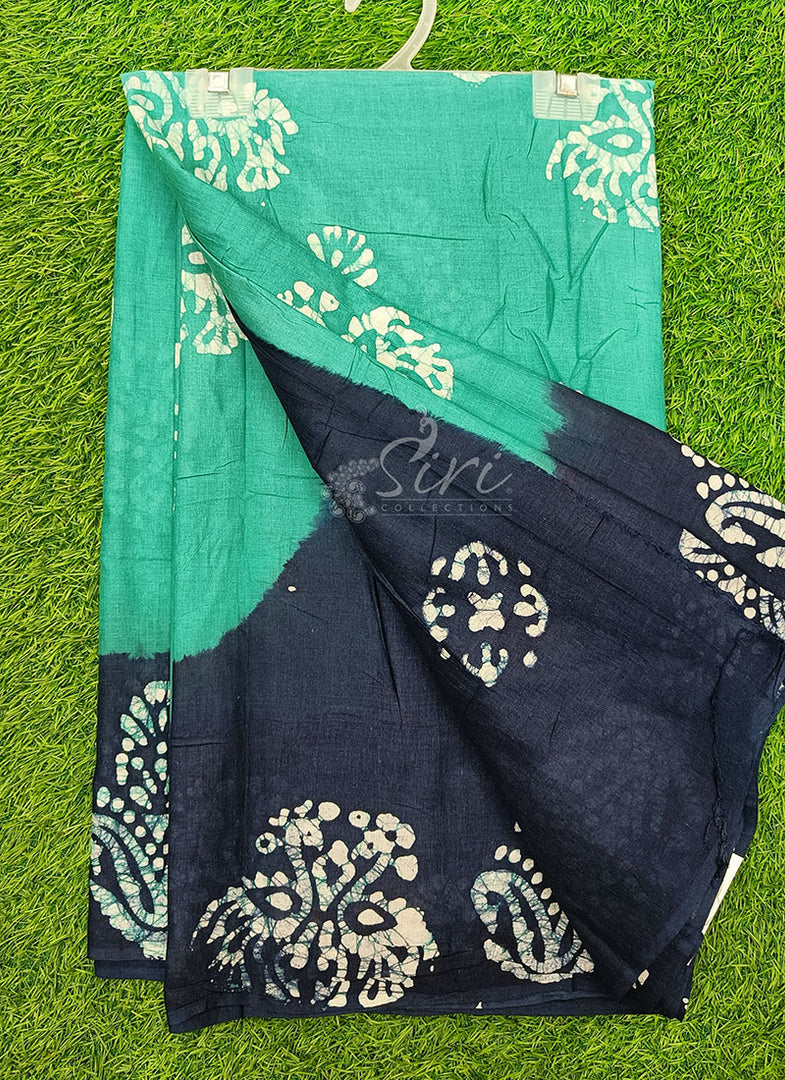 Pure Soft Cotton Saree in Batik