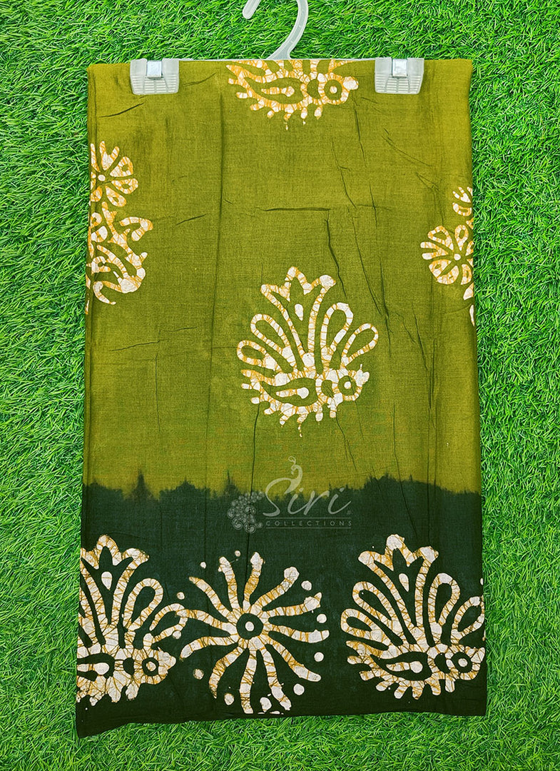 Pure Soft Cotton Saree in Batik