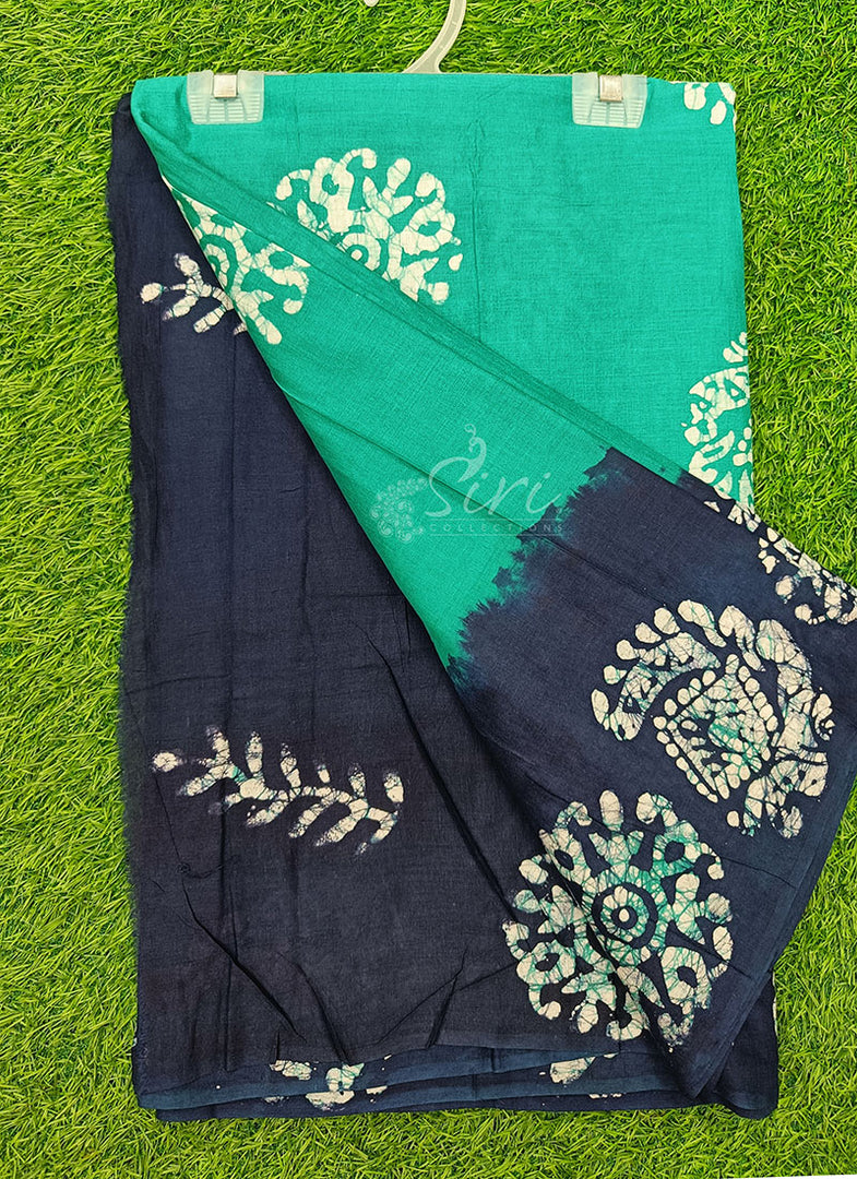 Pure Soft Cotton Saree in Batik
