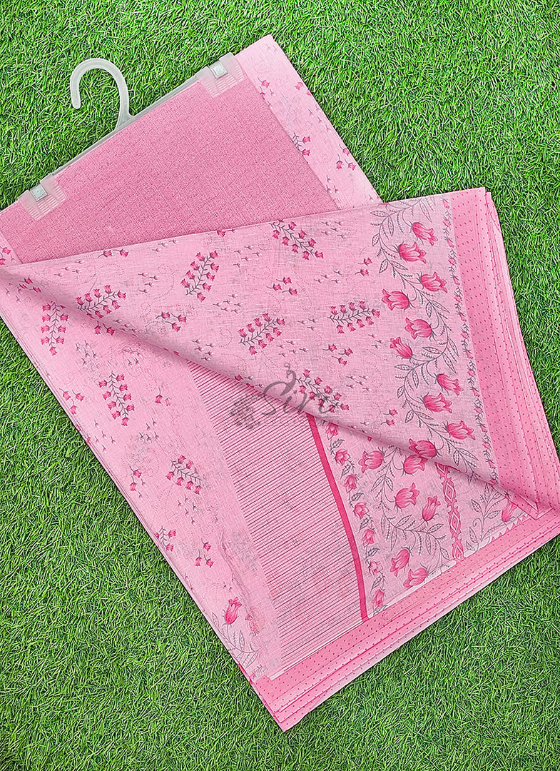 Pure Printed Soft Cotton Saree
