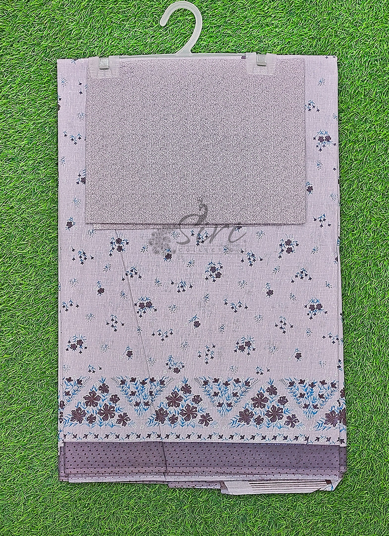 Pure Printed Soft Cotton Saree