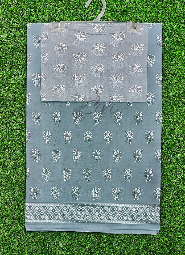 Pure Printed Soft Cotton Saree