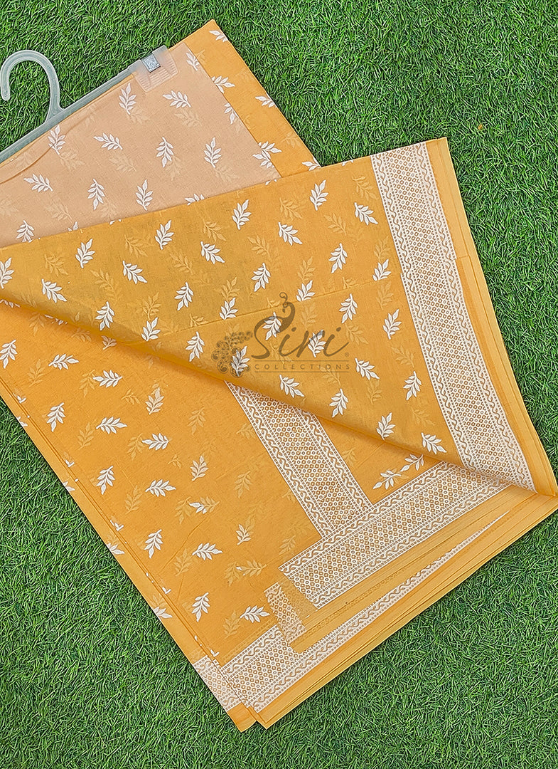 Pure Printed Soft Cotton Saree