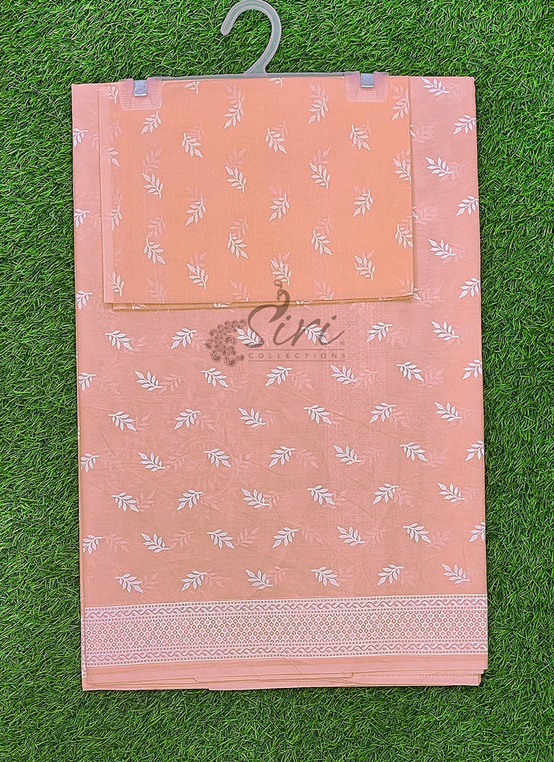 Pure Printed Soft Cotton Saree