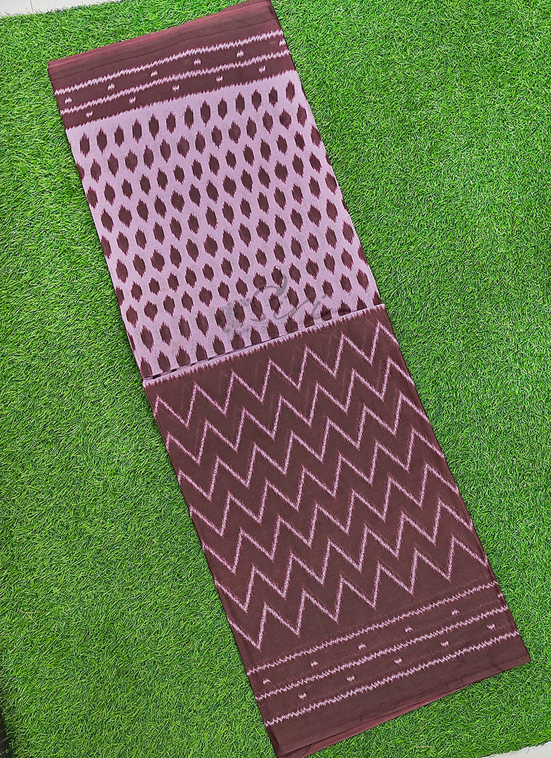 Pure Soft Cotton Saree in Ikat Print