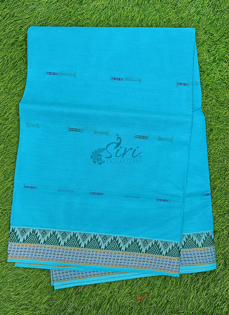 Latest Pure Cotton Saree in Thread Weave Border
