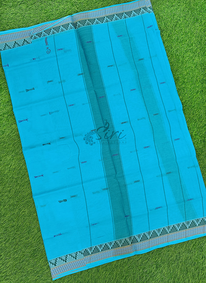 Latest Pure Cotton Saree in Thread Weave Border