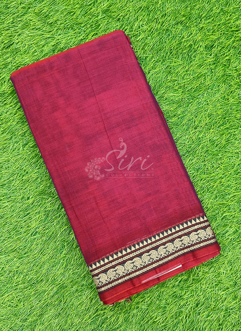 Pure Narayanpet Mercerized Cotton Saree