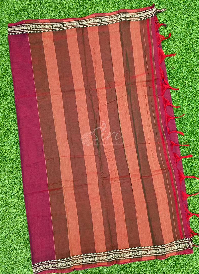 Pure Narayanpet Mercerized Cotton Saree