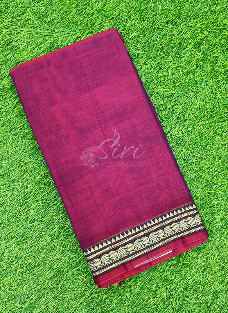 Pure Narayanpet Mercerized Cotton Saree