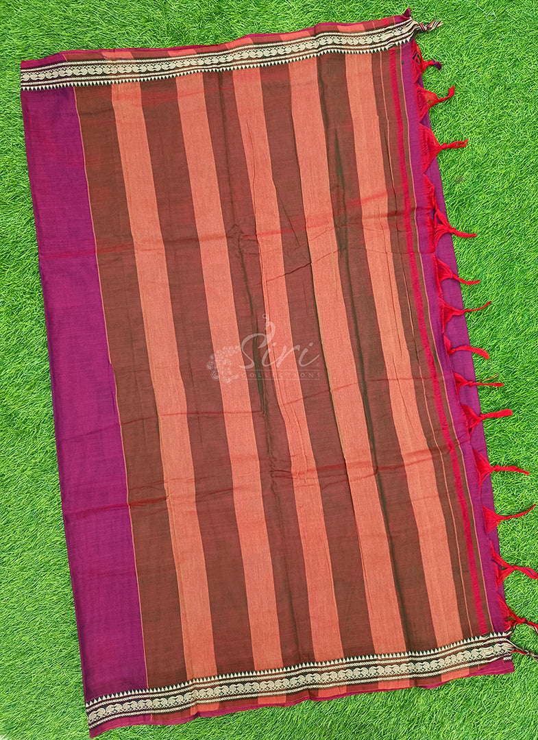 Pure Narayanpet Mercerized Cotton Saree