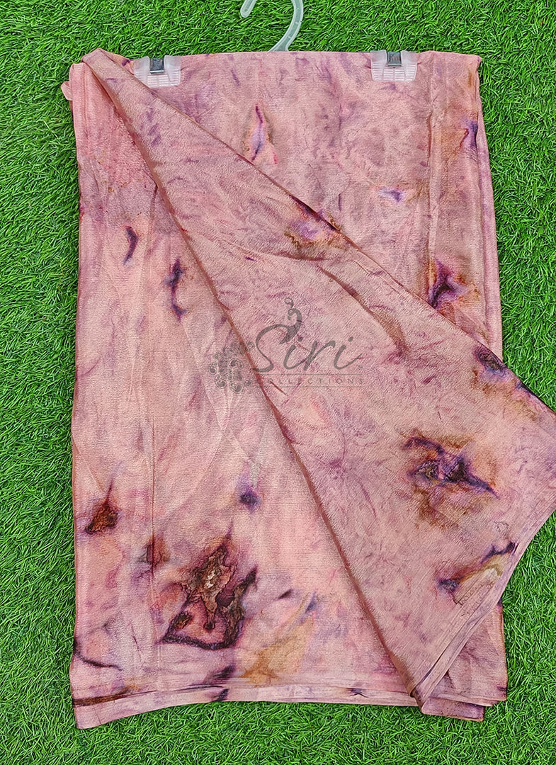 Beautiful Shibori Design Chinon Crepe Saree