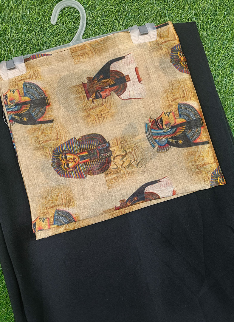 Lovely Georgette Saree With Designer Blouse