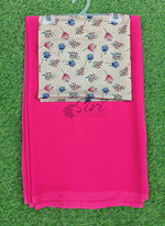 Load image into Gallery viewer, Lovely Georgette Saree With Designer Blouse
