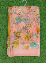 Load image into Gallery viewer, Lovely Printed Georgette Saree in Soft Self Borders