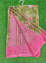Load image into Gallery viewer, Lovely Printed Chiffon Saree in Self Butis