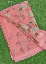 Load image into Gallery viewer, Beautiful Georgette Saree in Satin Borders
