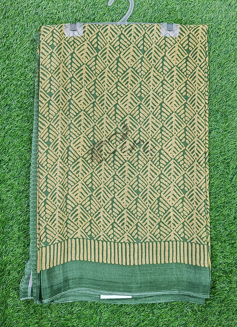 Beautiful Printed Crepe Saree