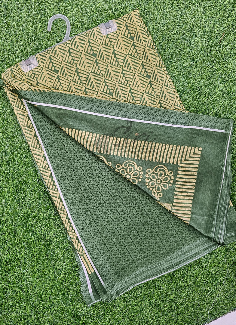 Beautiful Printed Crepe Saree