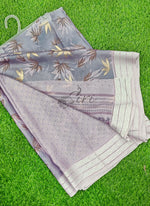 Load image into Gallery viewer, Lovely Printed Moss Georgette Saree in Foil Print
