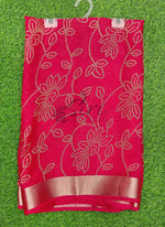 Load image into Gallery viewer, Lovely Printed Moss Georgette Saree
