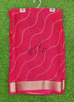 Load image into Gallery viewer, Lovely Printed Moss Georgette Saree
