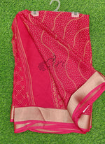 Load image into Gallery viewer, Lovely Printed Moss Georgette Saree
