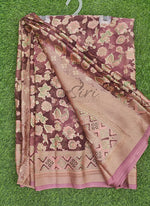 Load image into Gallery viewer, Lovely Brasso Saree in Foil Print
