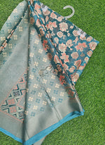 Load image into Gallery viewer, Lovely Brasso Saree in Foil Print

