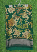 Load image into Gallery viewer, Beautiful Georgette Floral Print Sarees with Foil Print Border
