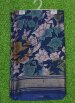 Load image into Gallery viewer, Beautiful Georgette Floral Print Sarees with Foil Print Border
