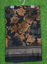 Load image into Gallery viewer, Beautiful Georgette Floral Print Sarees with Foil Print Border
