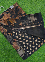 Load image into Gallery viewer, Beautiful Georgette Floral Print Sarees with Foil Print Border

