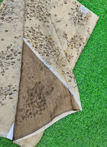 Load image into Gallery viewer, Beautiful Printed Chiffon Saree in Self Lines Texture
