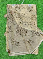 Load image into Gallery viewer, Beautiful Printed Chiffon Saree in Self Lines Texture
