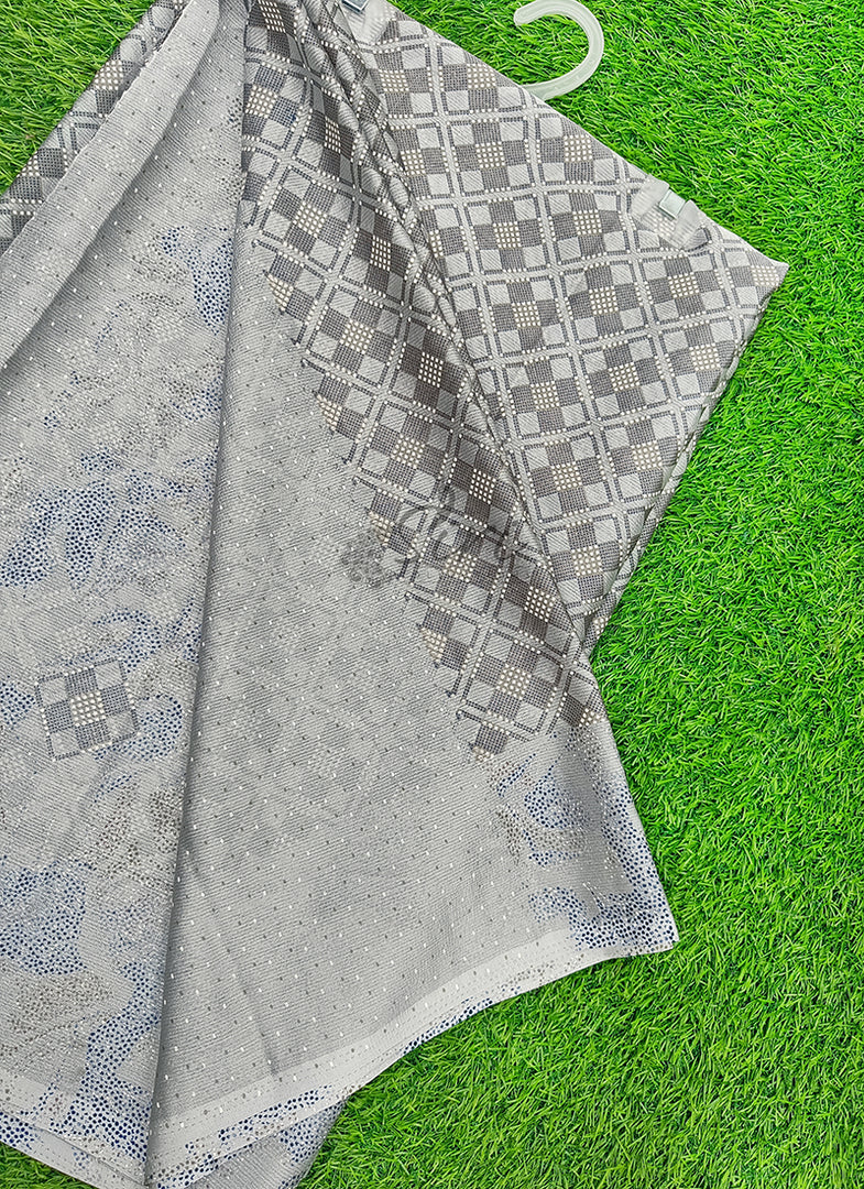 Beautiful Printed Crepe Chiffon Saree